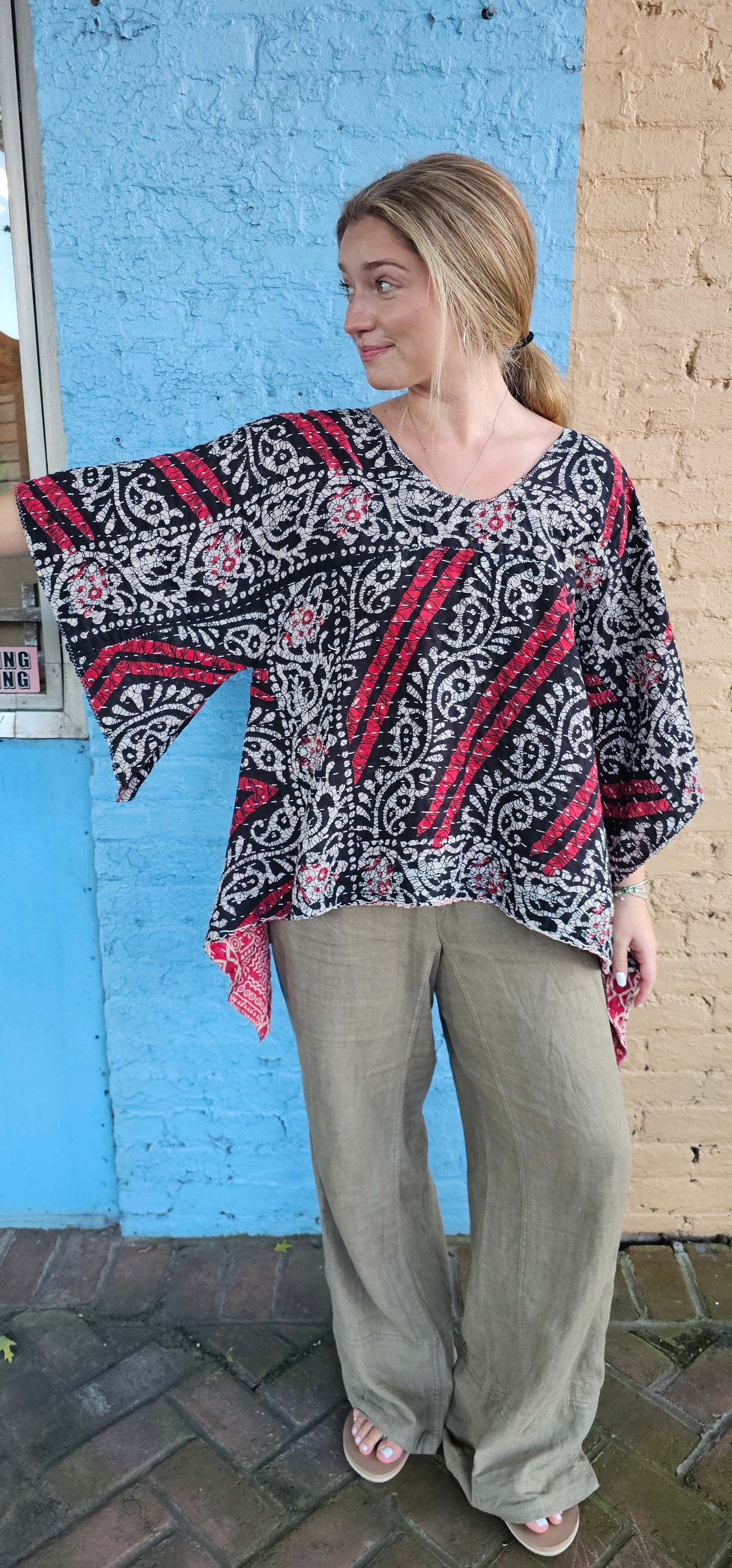 Enchantress Kantha Top #1228
