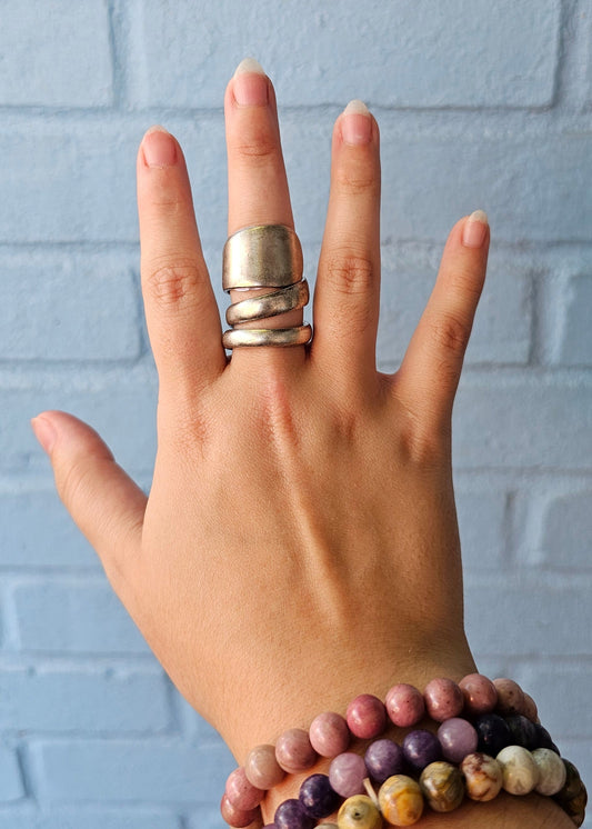 Silver Spoon Ring Mega Wrap 1228