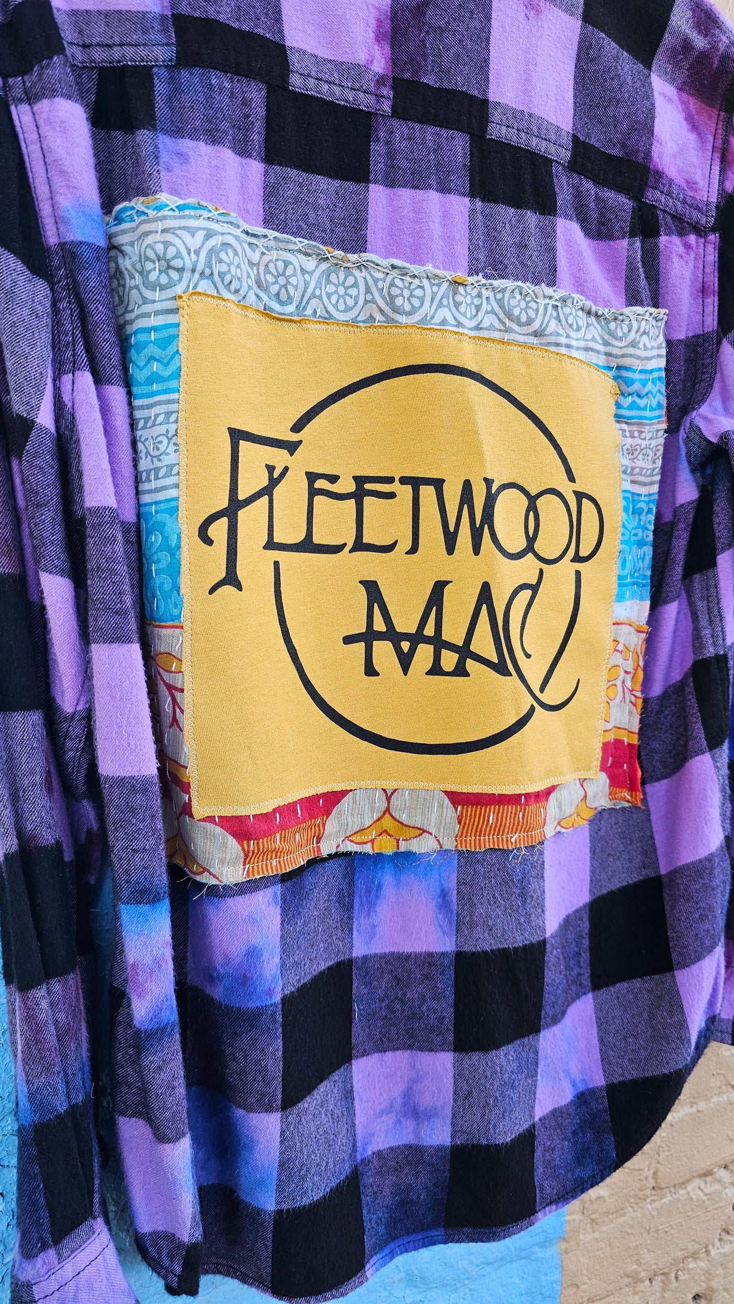 Fleetwood Mac dyed Flannel size Mediym