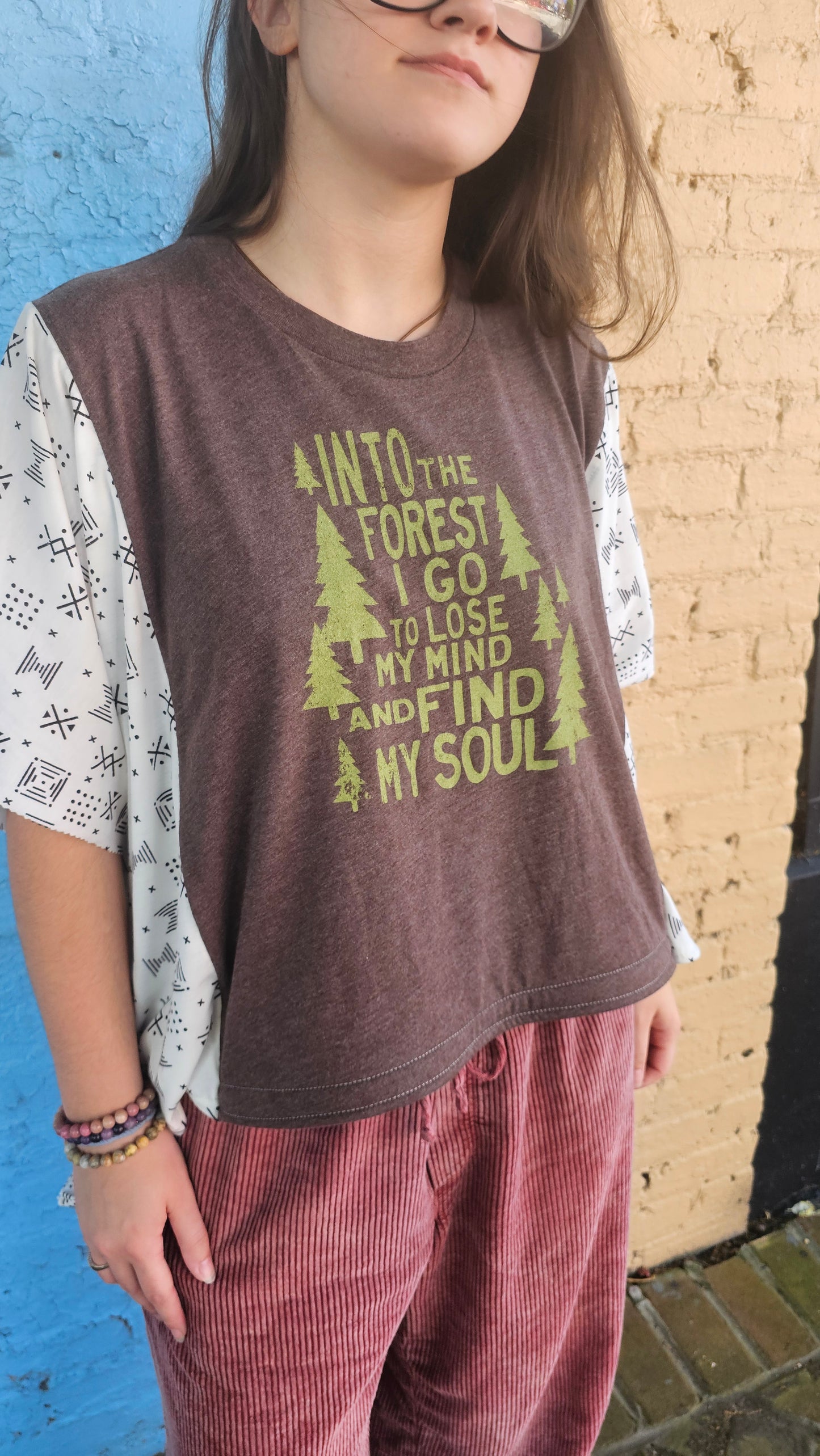 Into the Forest I Go Diva Flow Top #1383