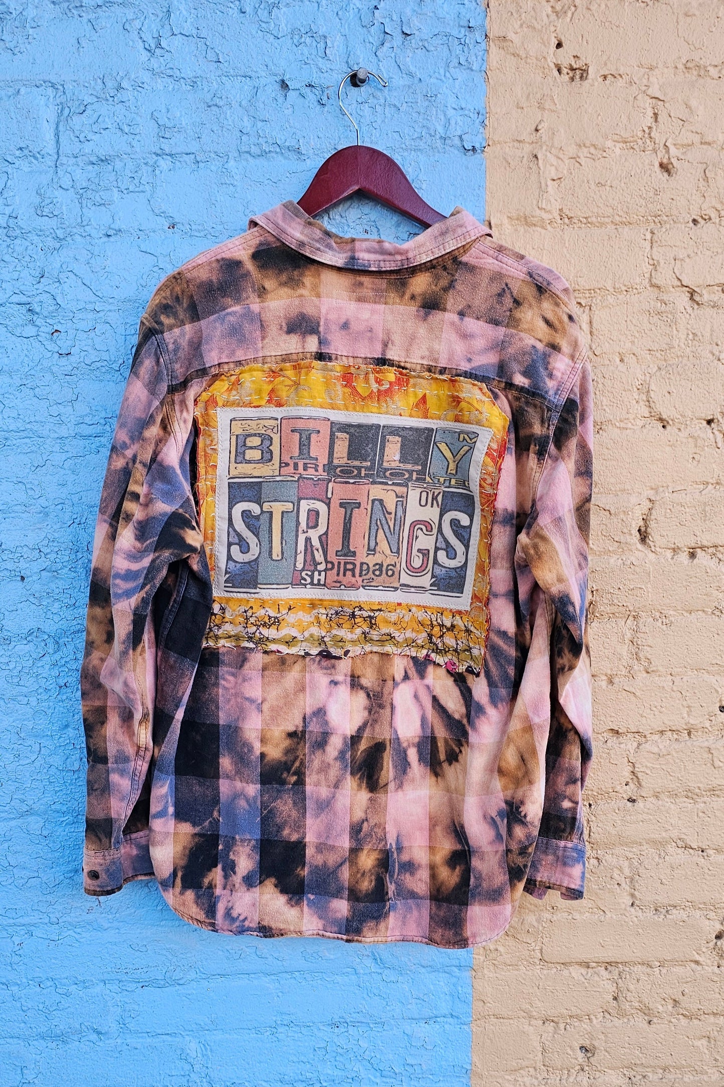 Billy Strings Tie Dyed Flannel size Large