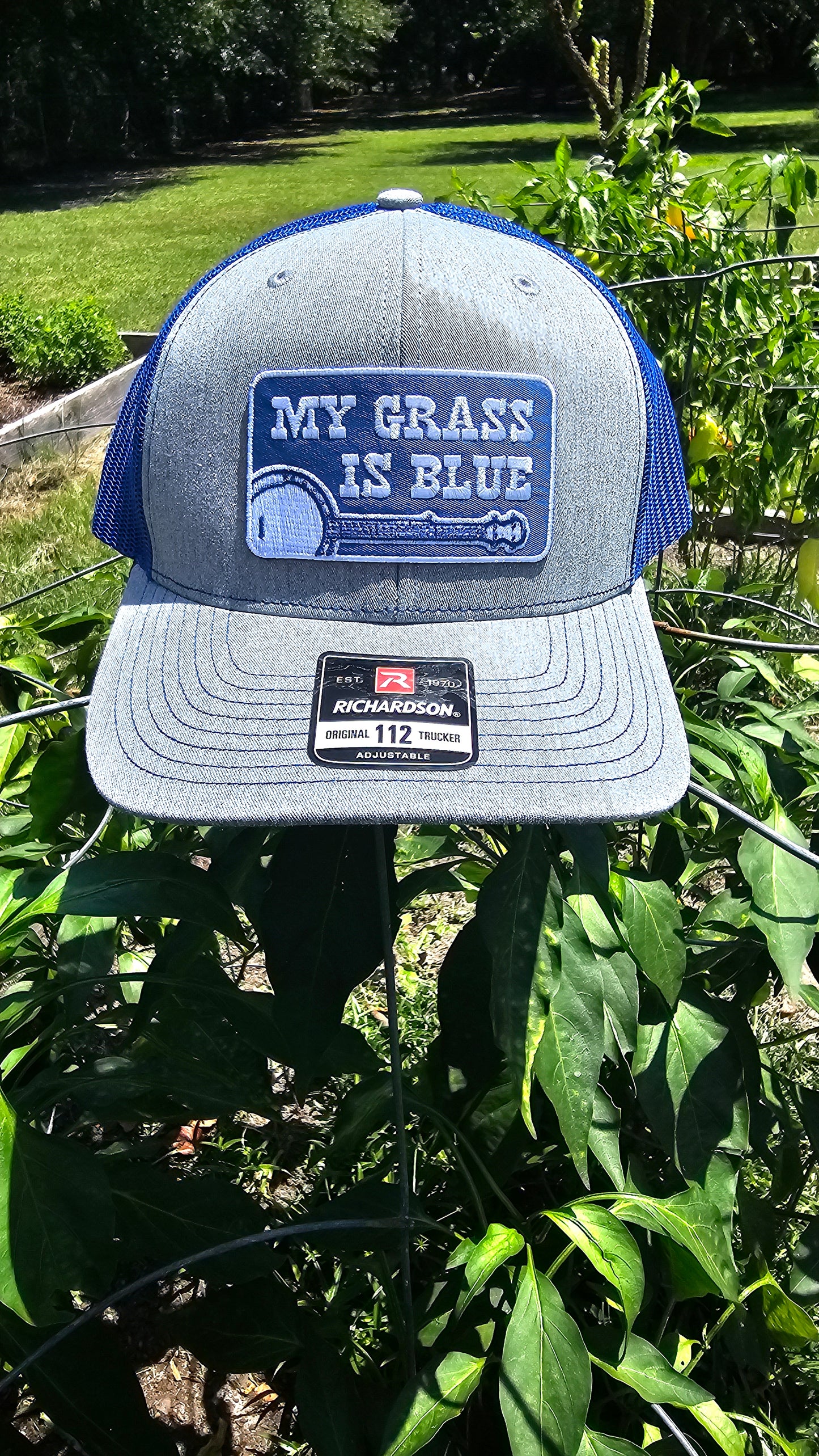 My Grass is Blue Richardson trucker hat