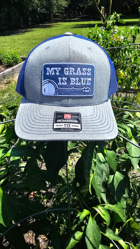 My Grass is Blue Richardson trucker hat