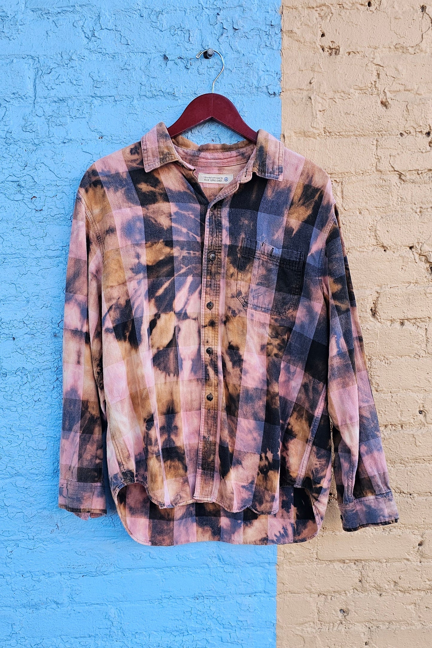 Billy Strings Tie Dyed Flannel size Large