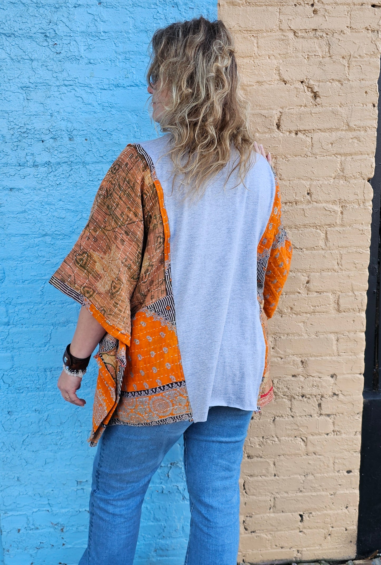 Nirvana Patchwork Top