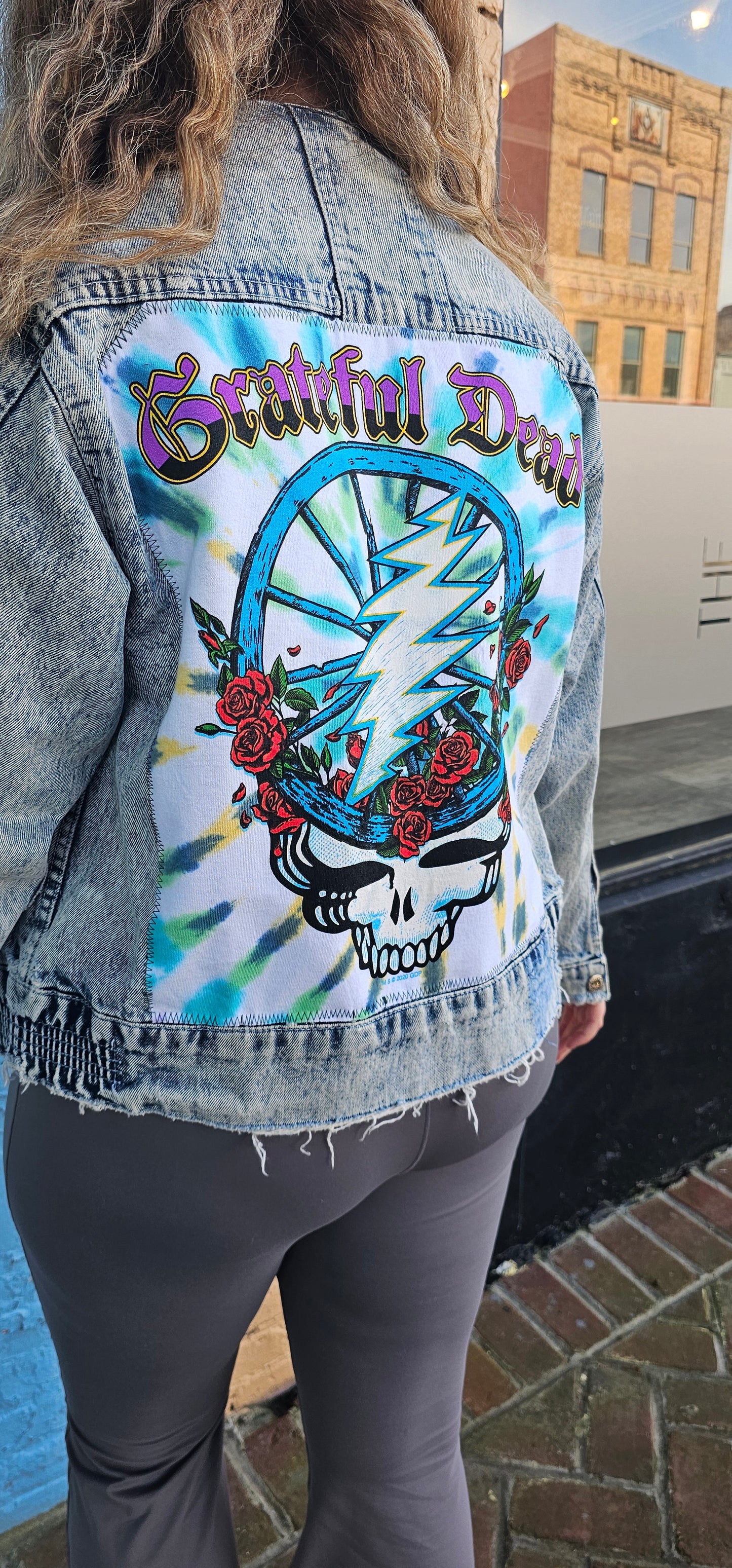 Grateful Dead Bertha Wheel and Roses Jacket