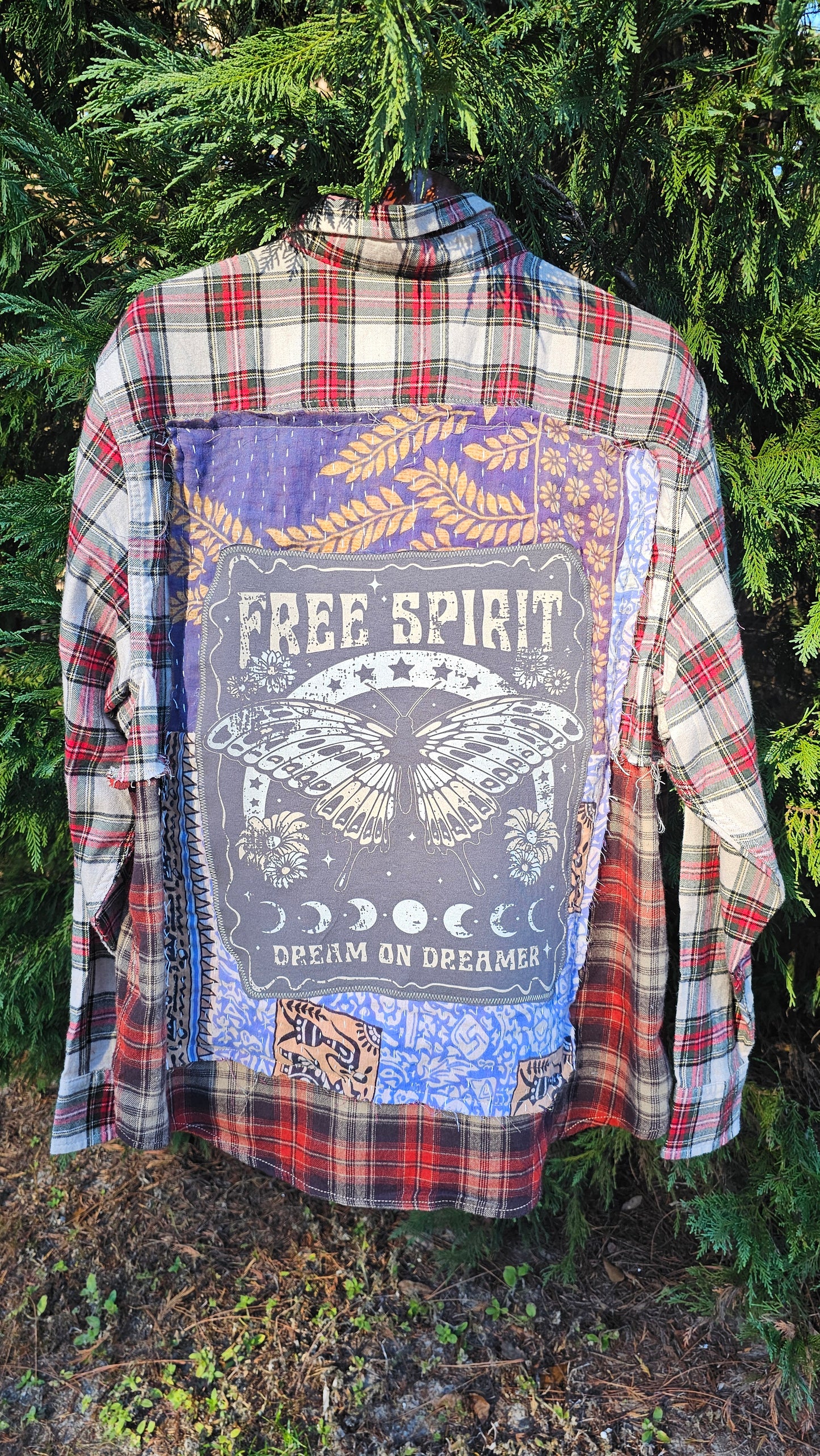 Free Spirit Reworked Flannel size XL