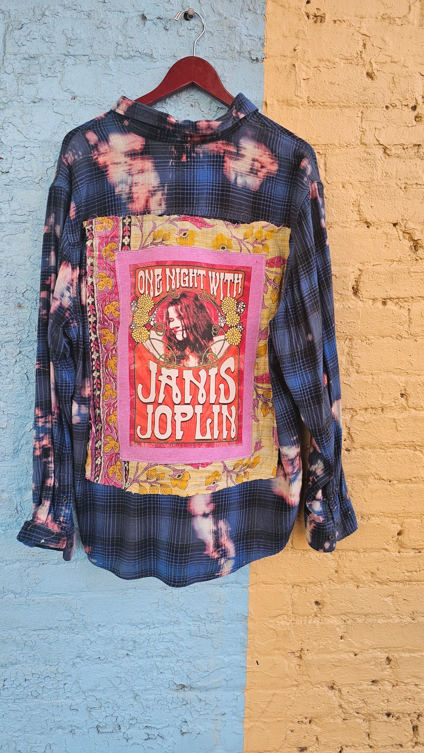 Janis Joplin Bleached Flannel size XL