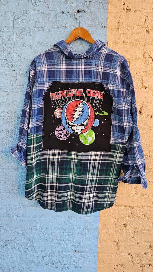 Grateful Dead Reworked Flannel size XL