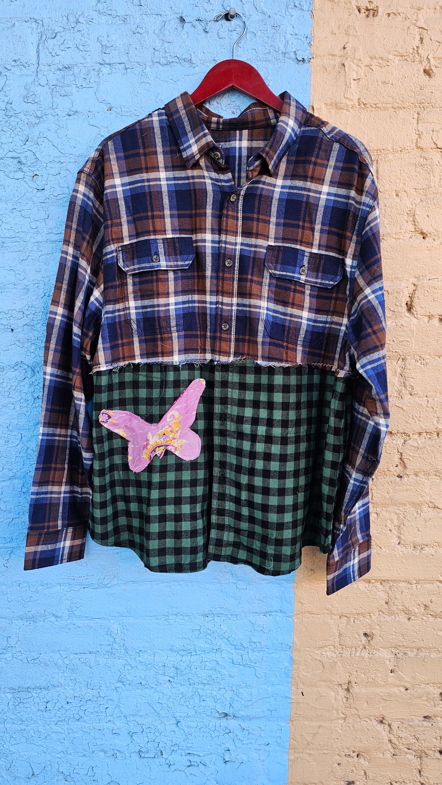Free Spirit Reworked Flannel size XL 1303