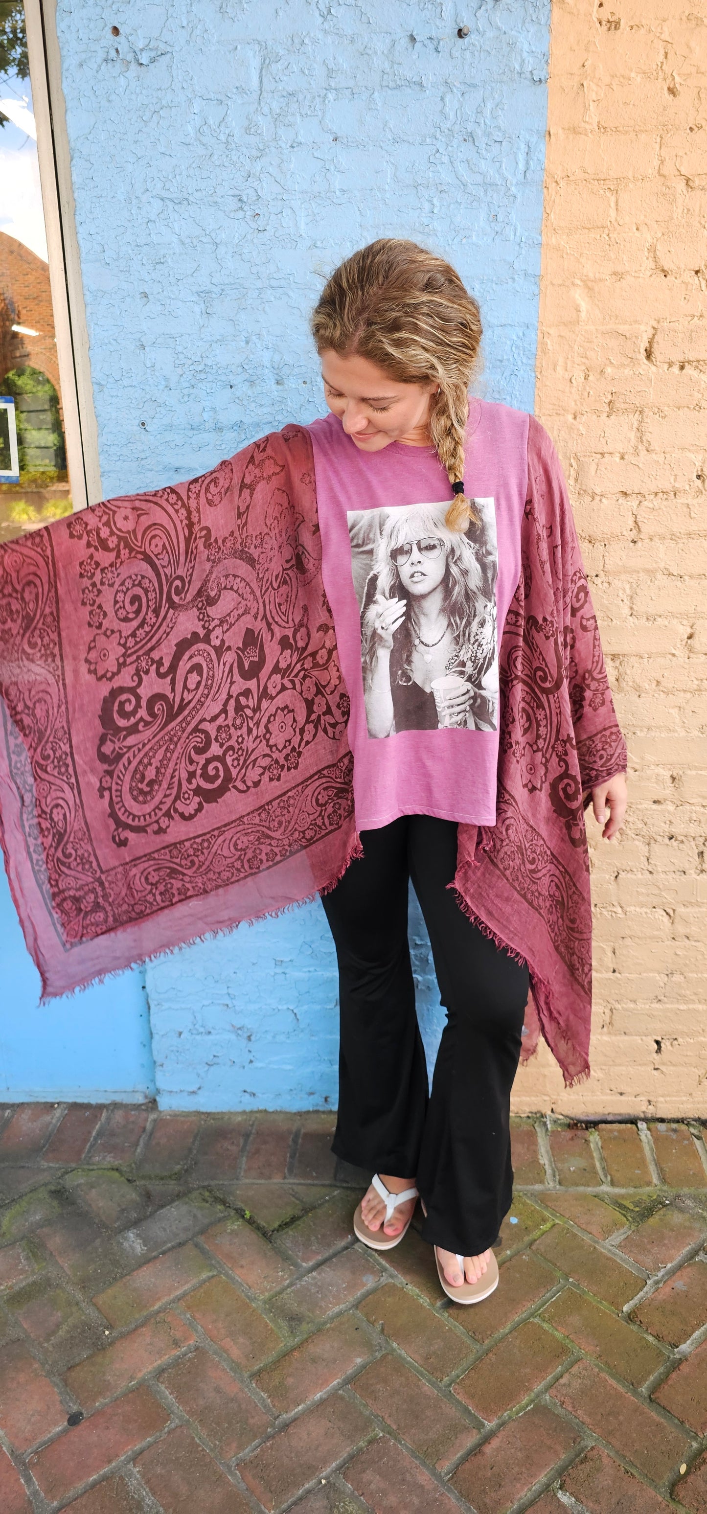 Stevie Nicks Diva Flow Top