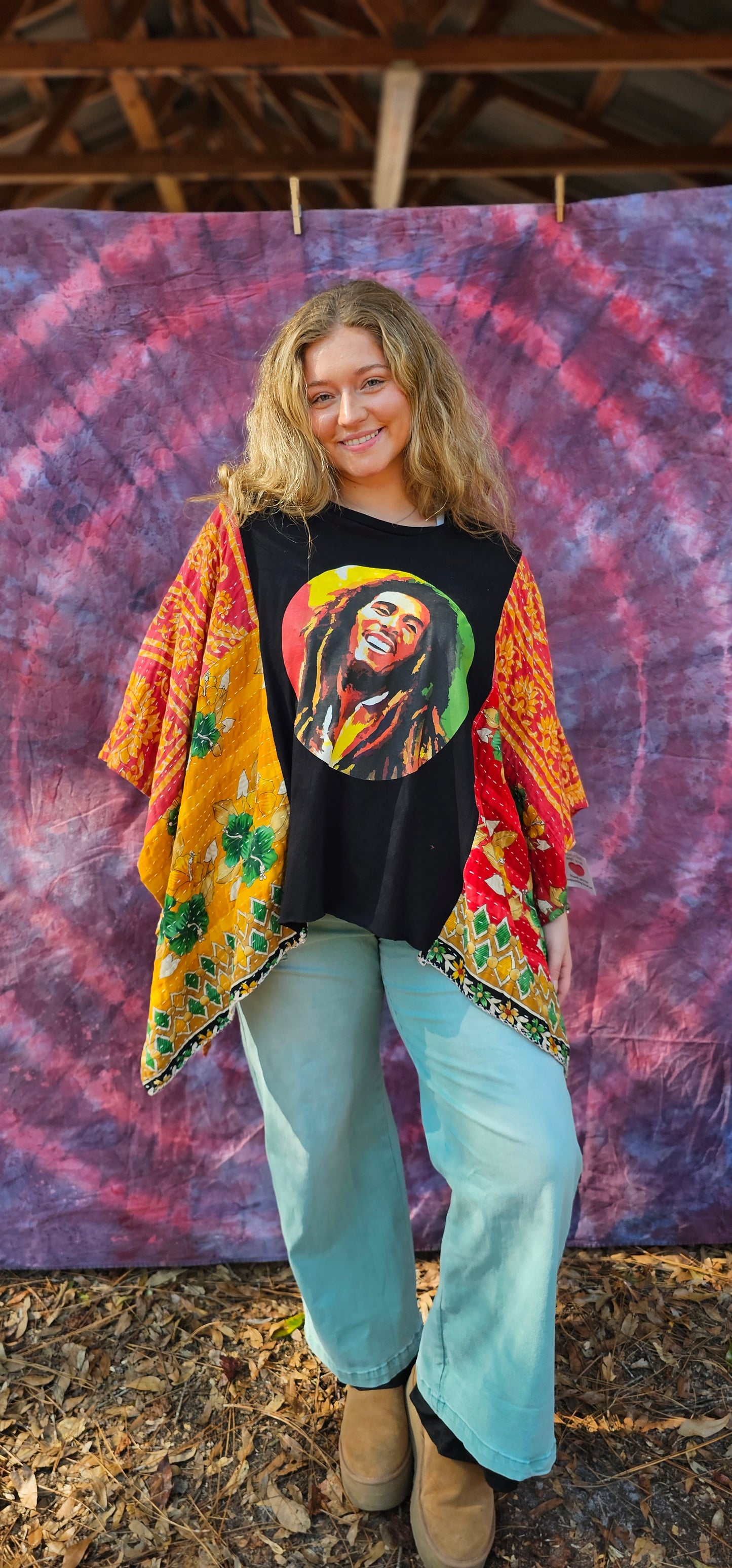 Bob Marley Kantha Poncho