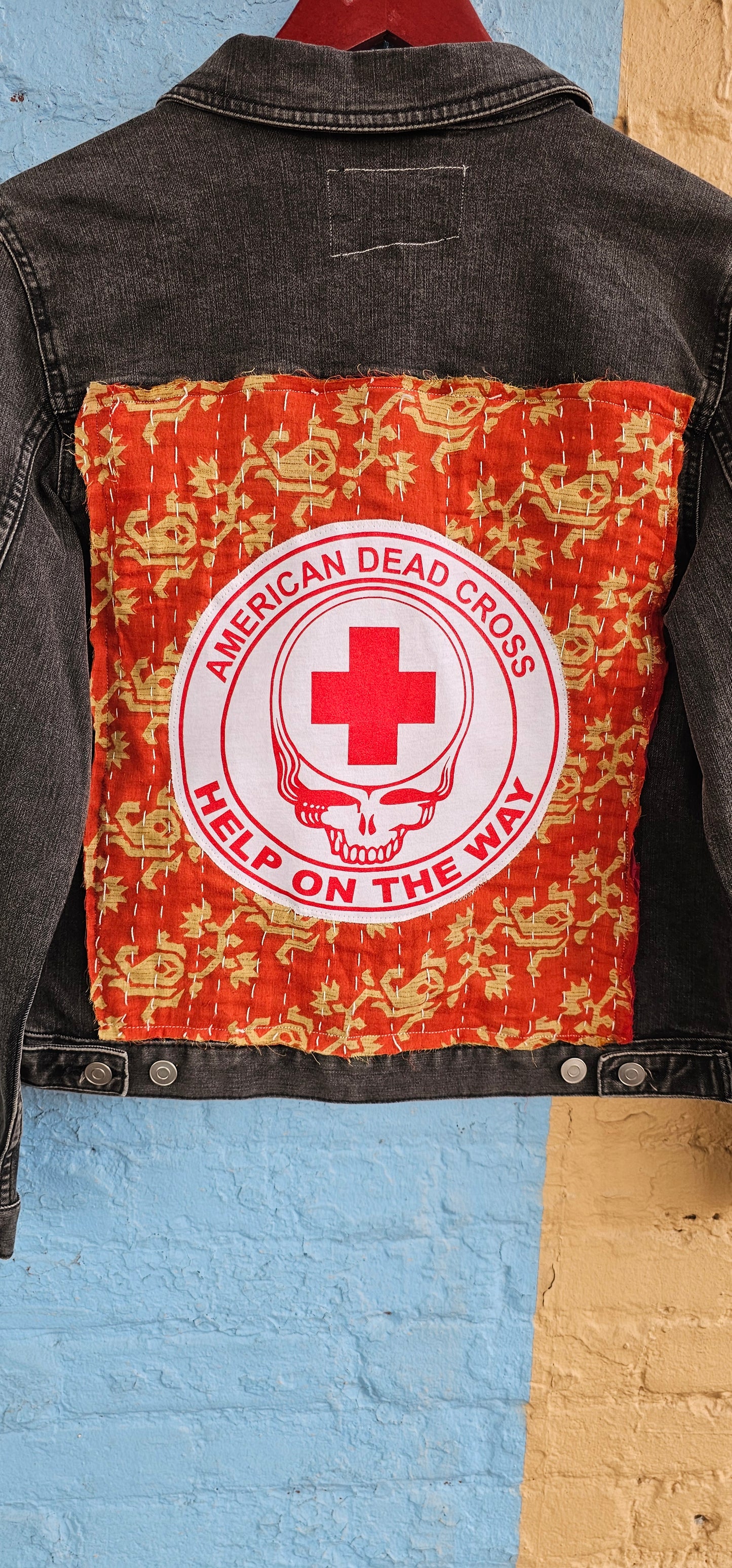 Grateful Dead Help is on the Way Denim Jacket size Medium