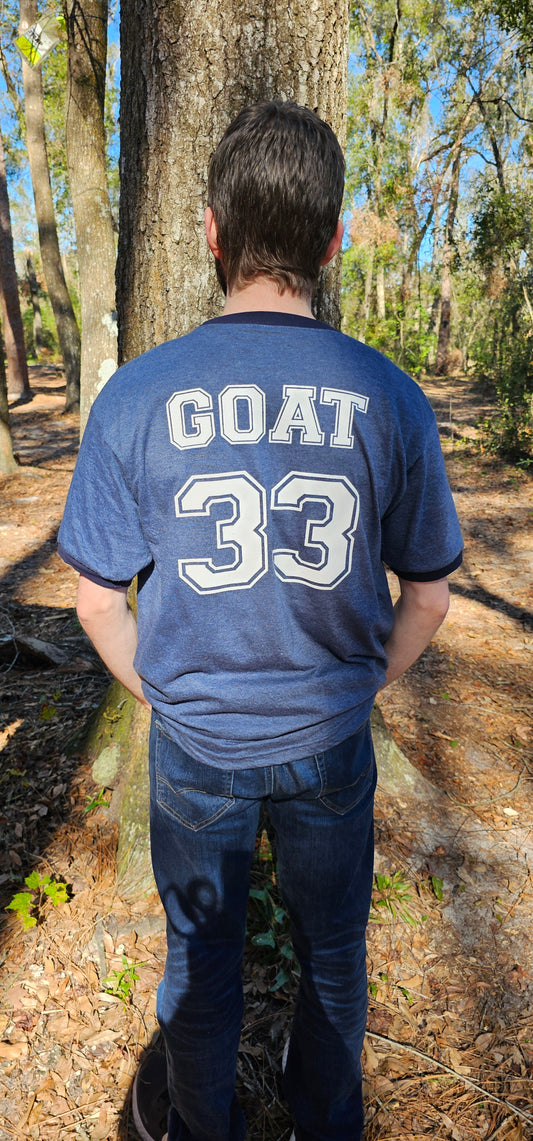 Billy Strings GOAT Jersey Ringer Tee