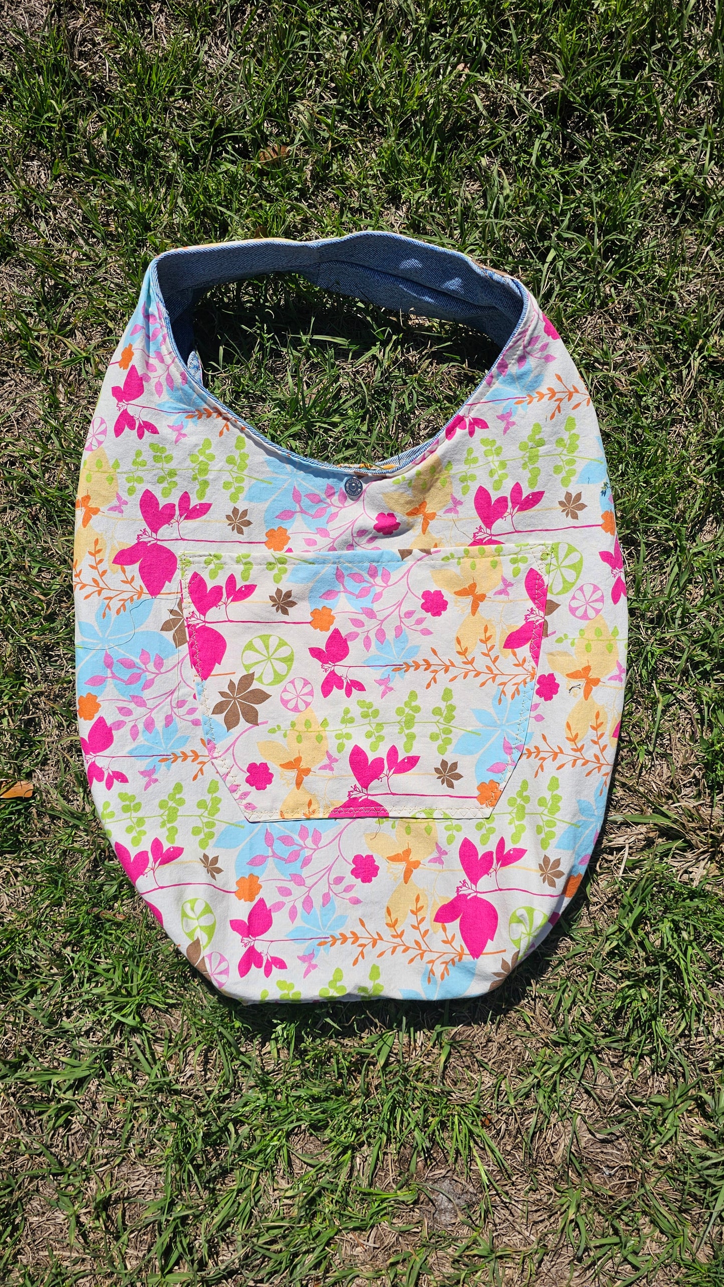 Lucky brand Denim Hobo Bag 1327