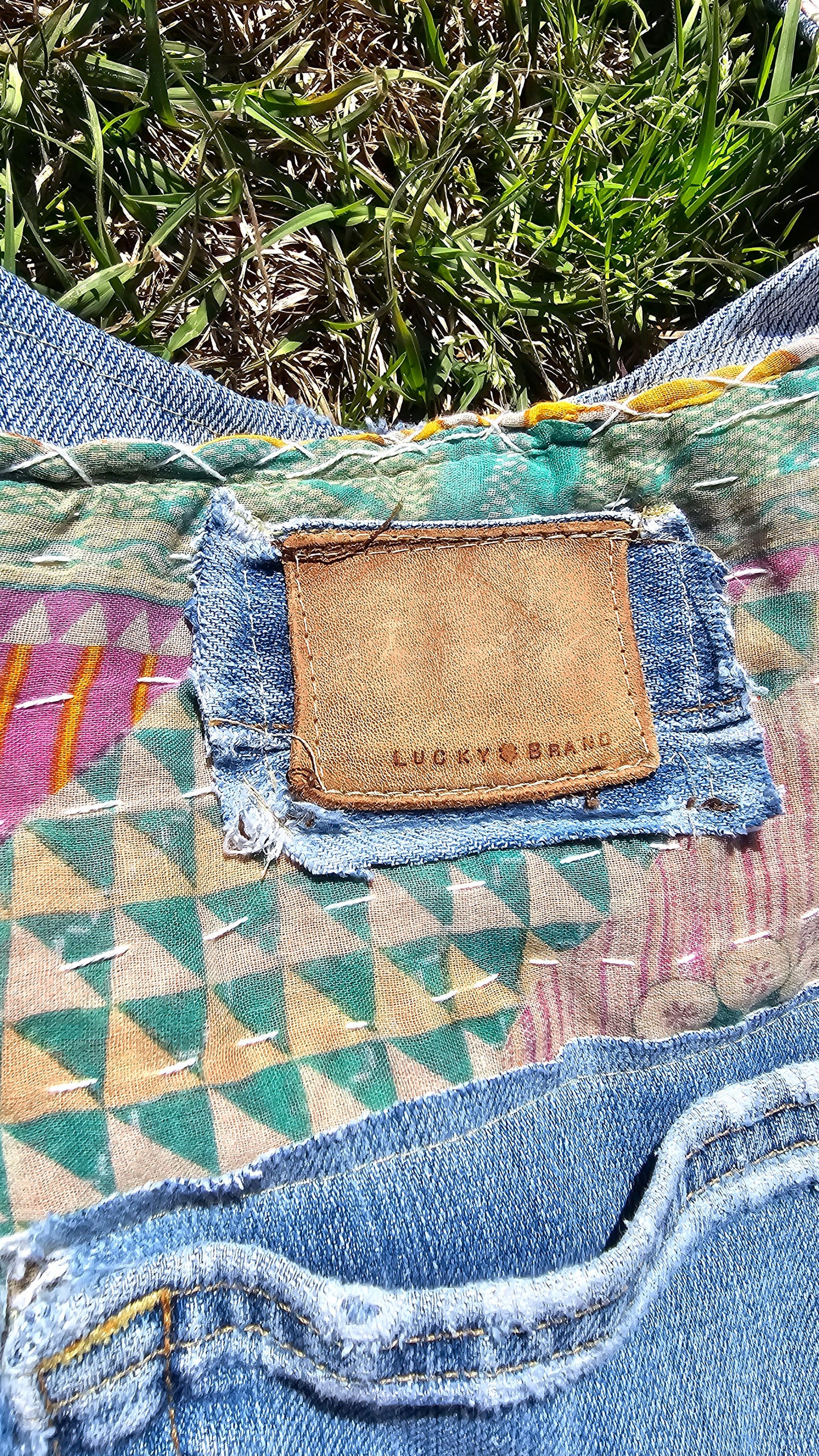 Lucky brand Denim Hobo Bag 1327