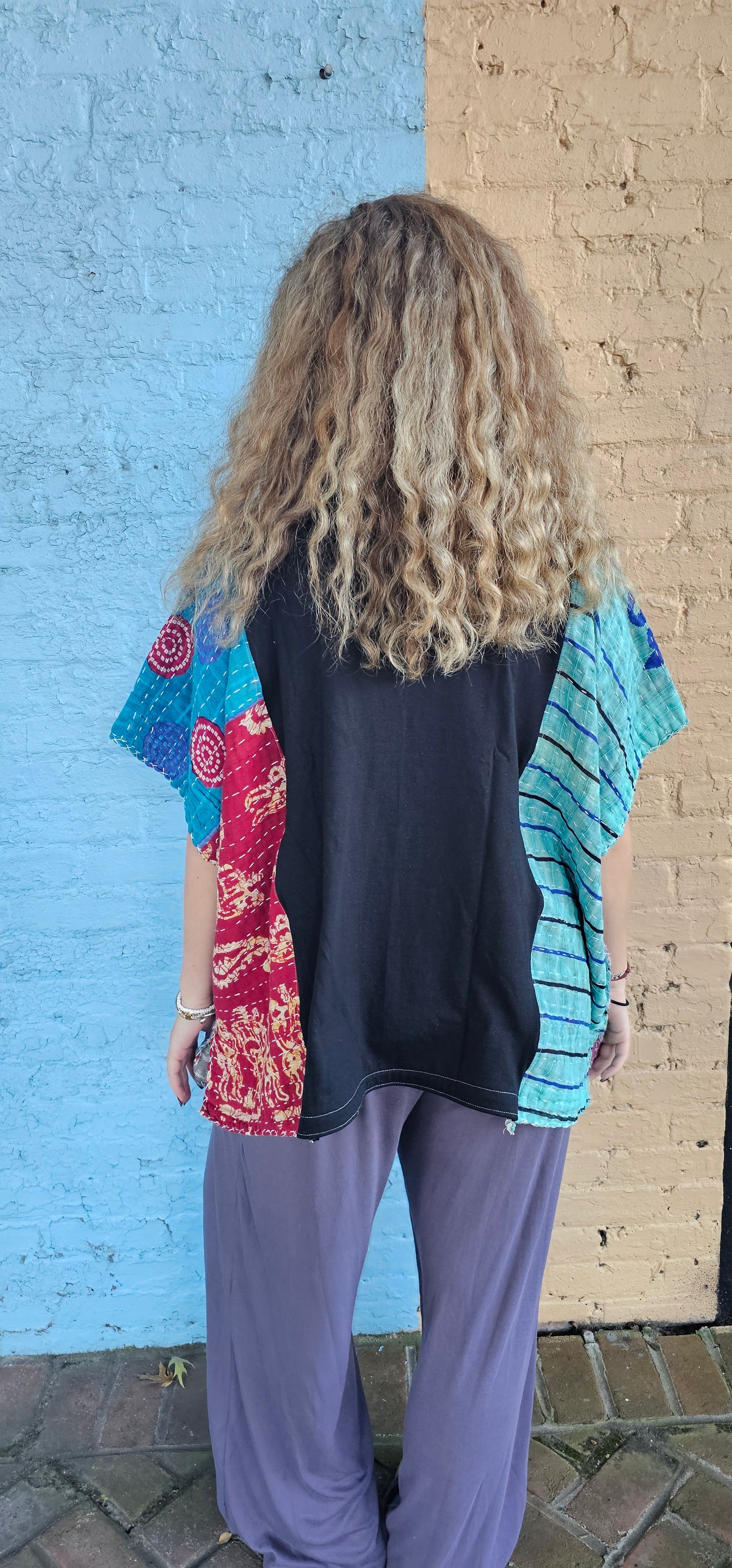 Grateful Dead Kantha Diva Flow Top 1234