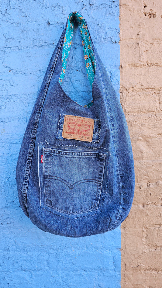 Levis Denim Hobo Bag