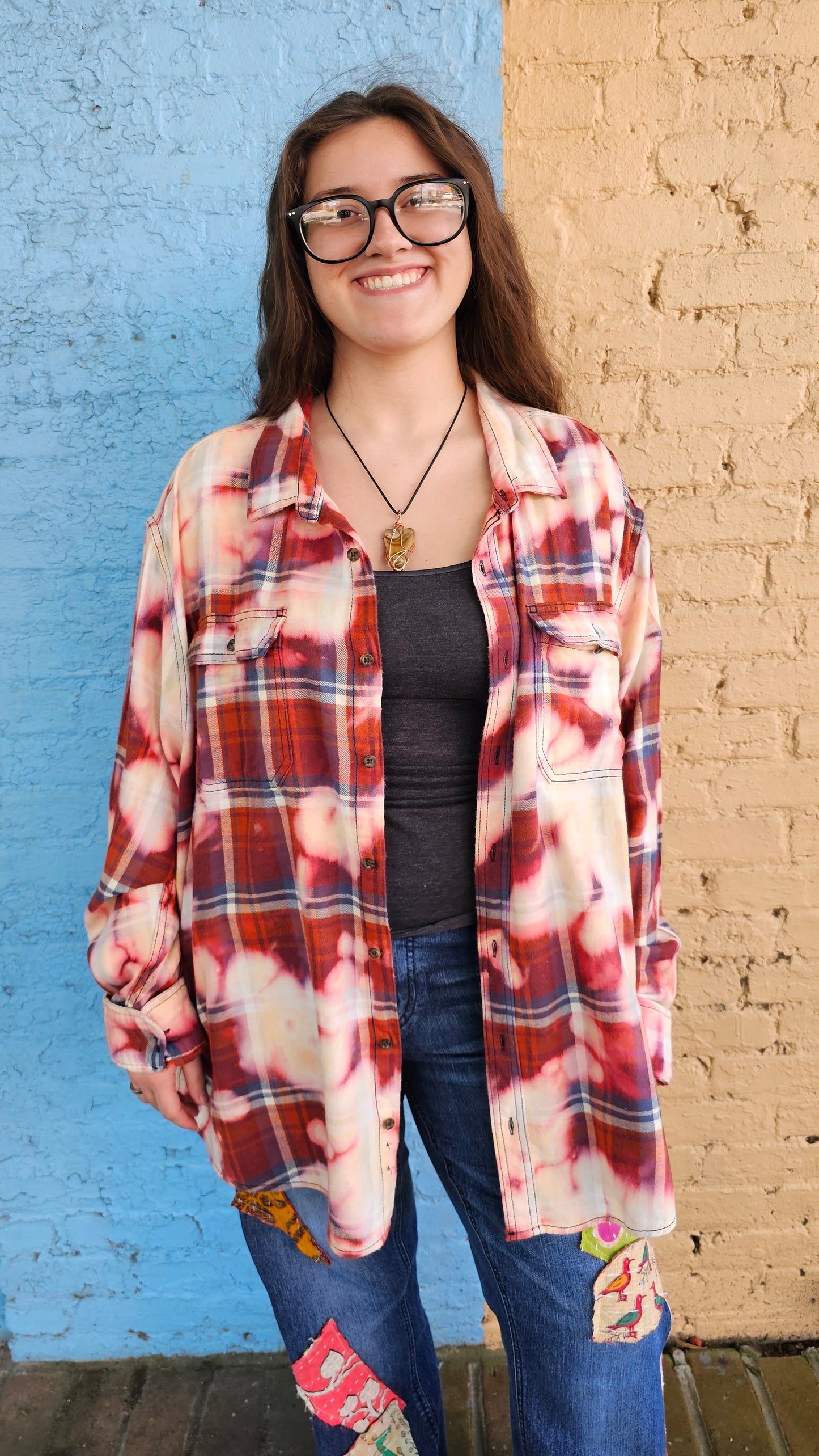 Metallica Upcycled Bleached Flannel size 3XL #1376