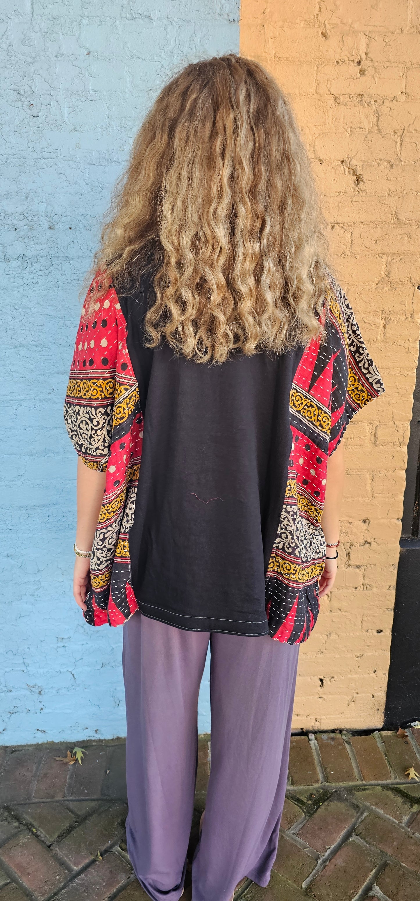 Grateful Dead Kantha Diva Flow Top 1237