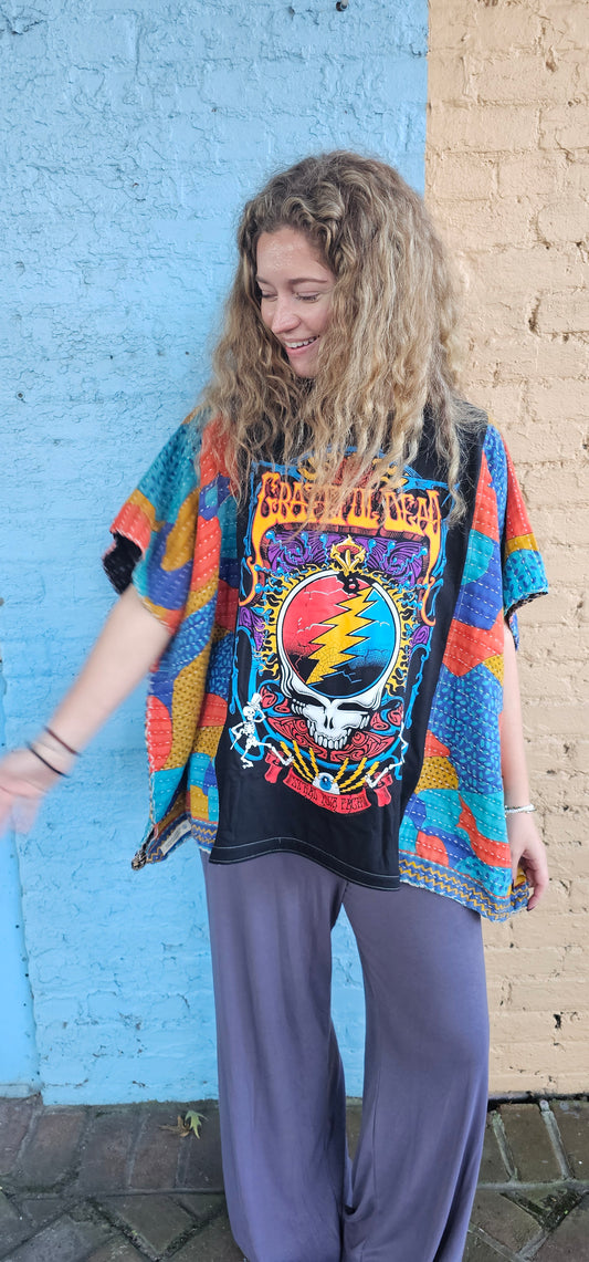Grateful Dead Kantha Diva Flow Top 1235