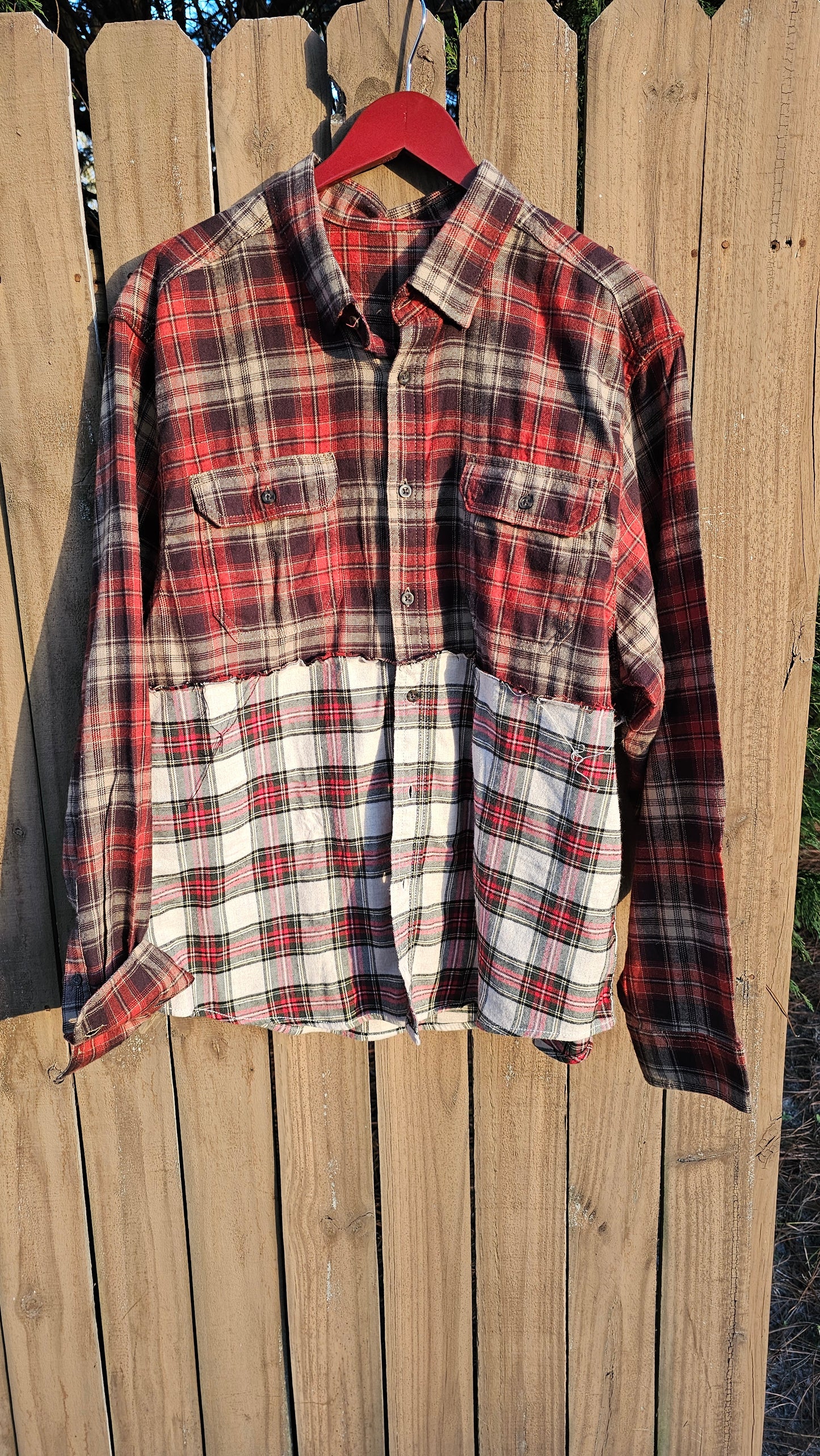 Stay Wild Moon Child Reworked Flannel size XL