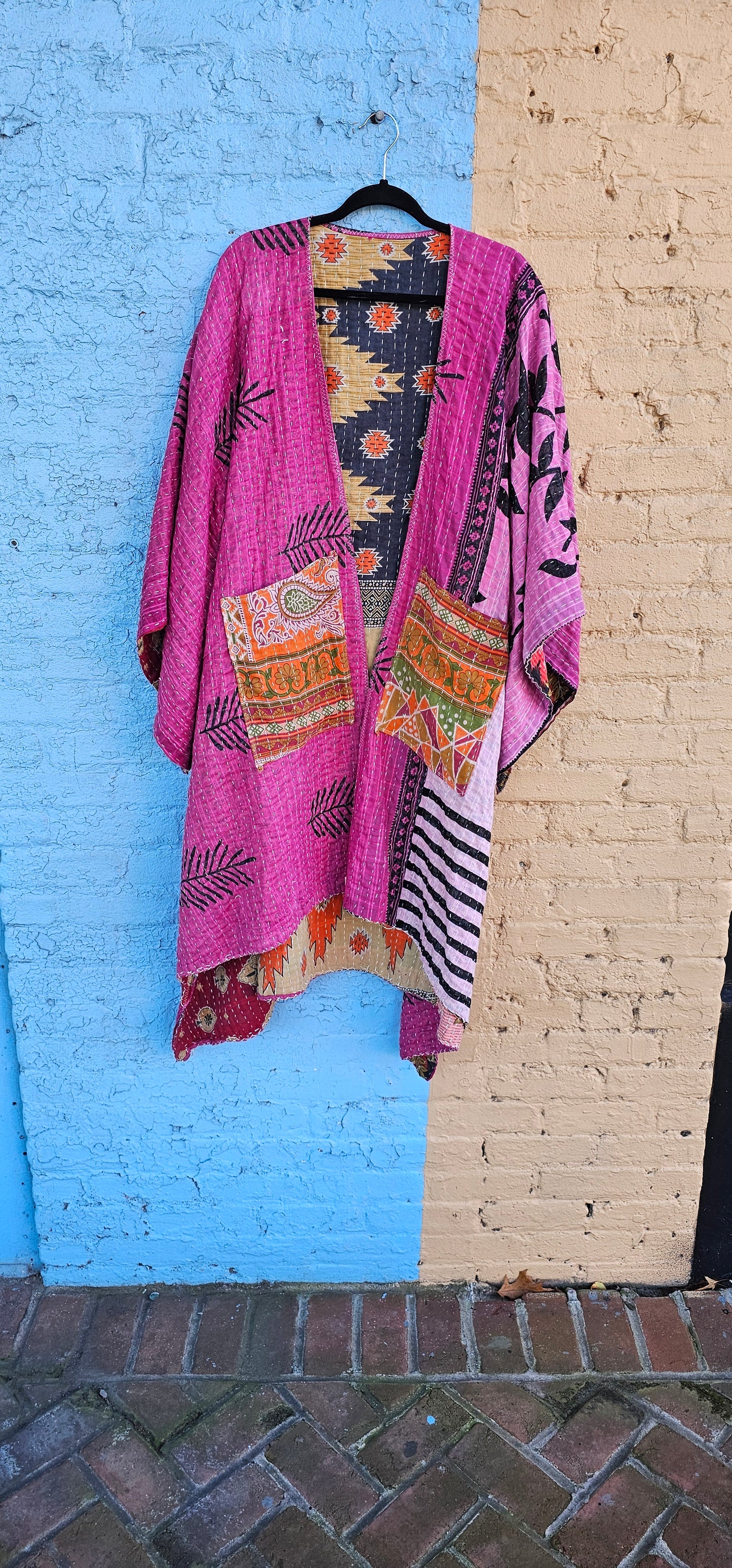 The Candy Ombre Kantha Kimono