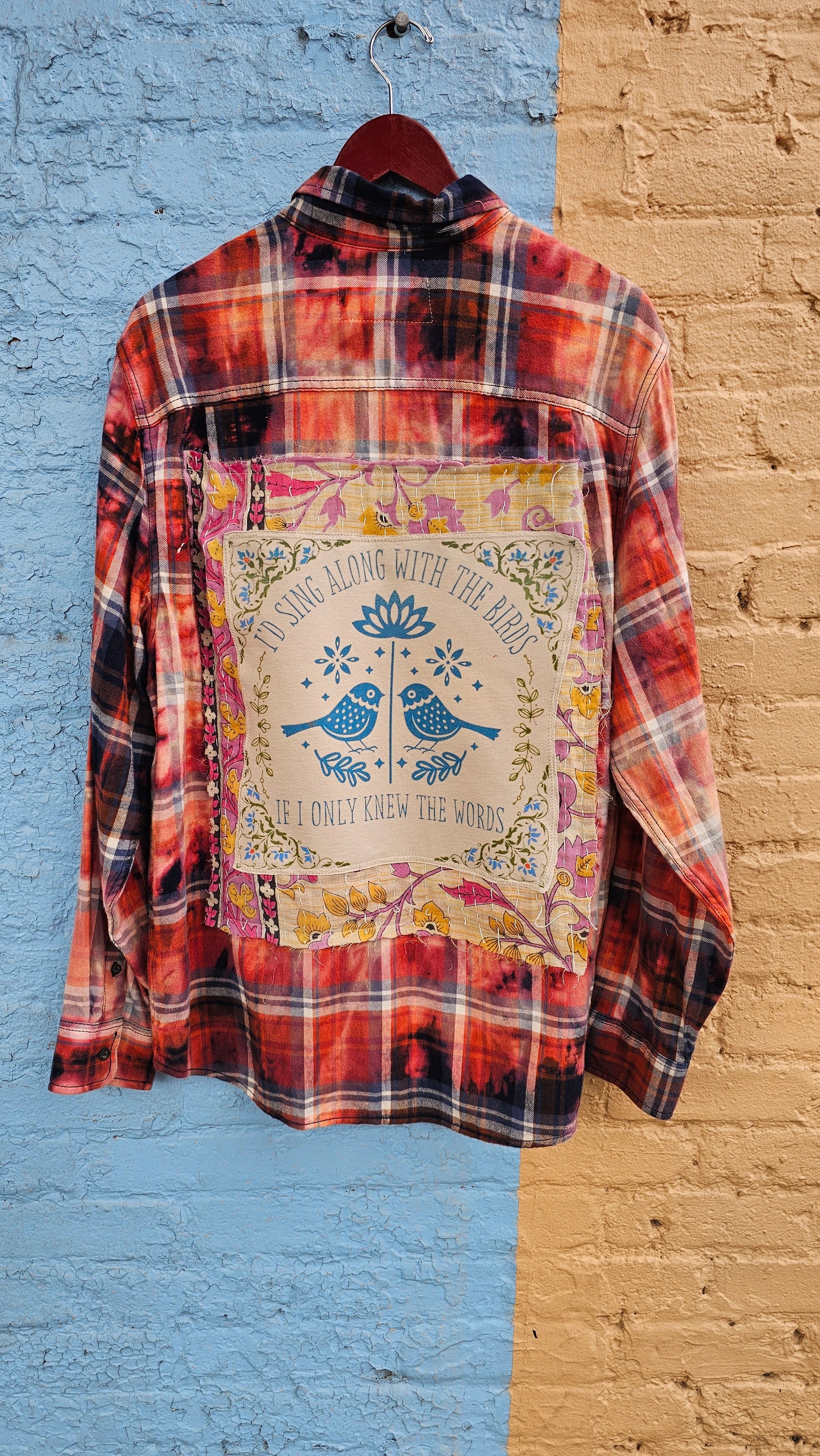 Billy Strings Gild the Lily Bleached Flannel size LARGE