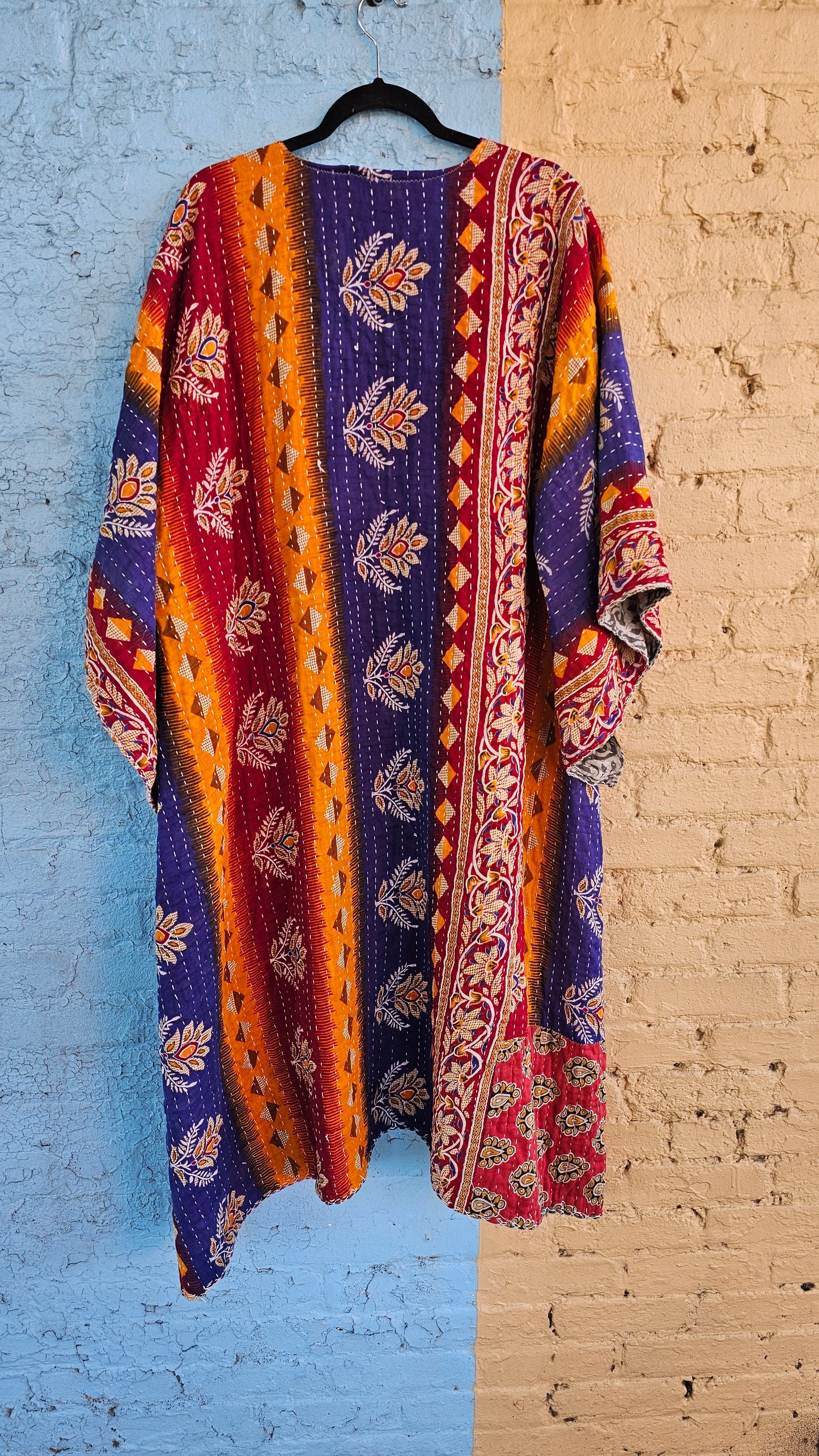 Kantha Kimono with pockets #1264
